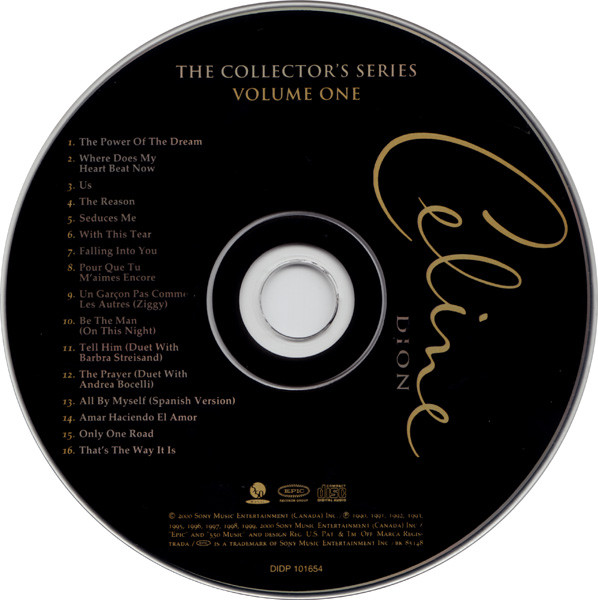 Celine Dion  The Collectors Series  Vol 1 : CD
